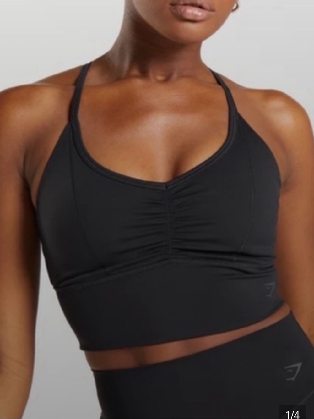 Gymshark Elevate Black
Longline Sports Bra Size Small